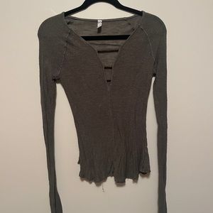 Free people long sleeve layering top